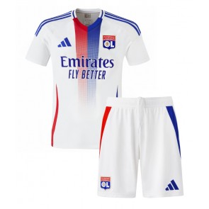 Billiga Olympique Lyonnais Alexandre Lacazette #10 Hemmatröja Barn 2024-25 Kortärmad (+ Korta byxor)